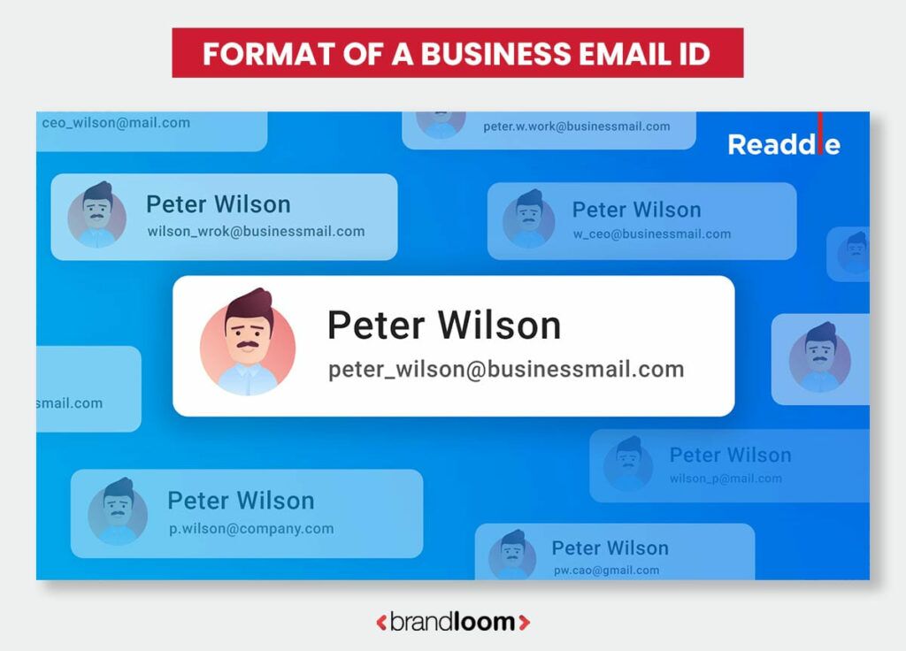 Format of a Business Email id