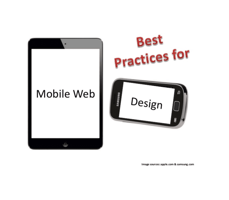 Designing Mobile website - Best Practice Guide